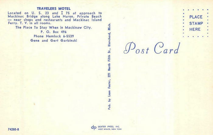Travelers Motel - Old Postcard View (newer photo)